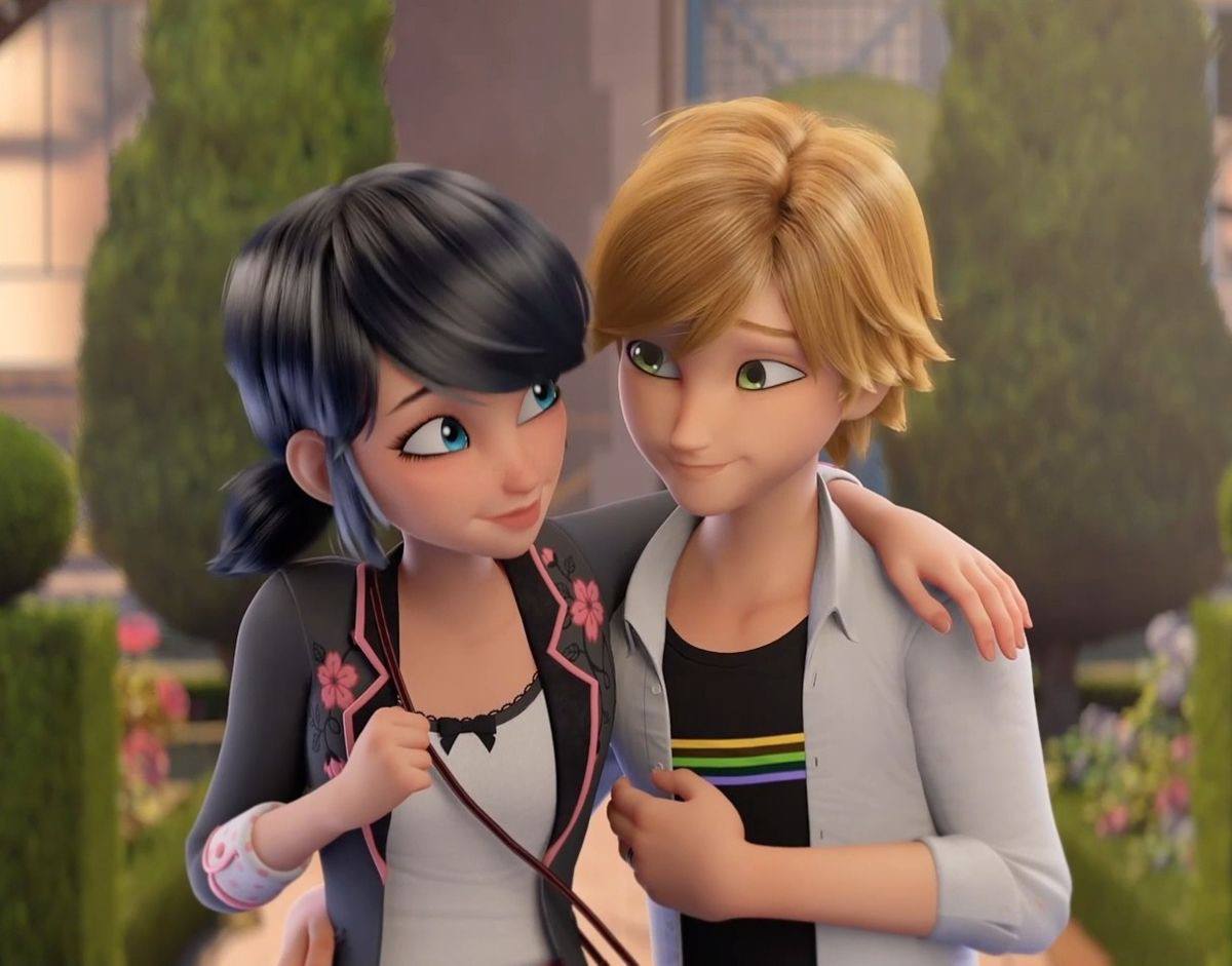 A soft collage from Marinette's world